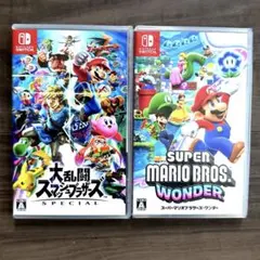 Switch　スーパーマリオブラザーズ・ワンダー　大乱闘スマッシュブラザーズ