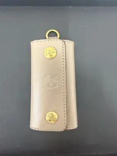 IL BISONTE キーケース 4連 ベージュ レザー