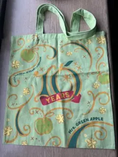 Mrs. Green Apple 10周年トートバッグ　グリーン