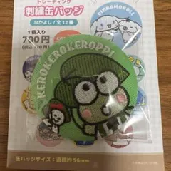 けろけろけろっぴ 刺繍缶バッジ