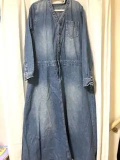 【mili mili】ワンピース（3L）デニムワンピース大きいサイズ