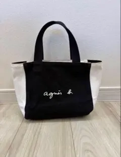 agnès b. ハンドバッグ トートバッグ バイカラー