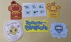 【匿名配送】　たまごっち　ダイカットステッカー　6点セット