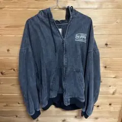US COMPANY SUPPLY フード付きデニムジャケット グレーのサムネイル