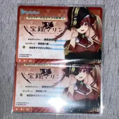 ホロライブ ホロライブerror 宝鐘マリン メタリックパスコレクション