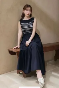 herlipto Random Striped Long Dress - メルカリ