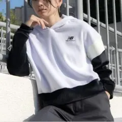 【未使用級】ニューバランス コーデュロイ フーディー L NEW BALANCE