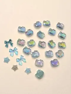 ハローキティ型ネイルパーツセット