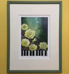 絵画・額縁・版画・青江 鞠・新品未使用・レスポワール・美術品・インテリア・雑貨のサムネイル