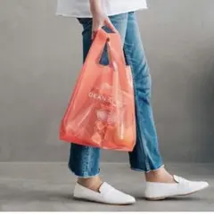 ＜5月1日発売＞ディーン&デルーカ　ショッピングバッグEVA コーラルオレンジ