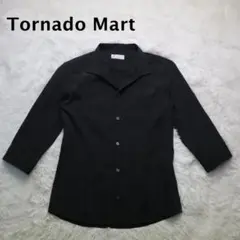 Tornado Mart ランダムタック ストライプシャツ 日本製 ブラック