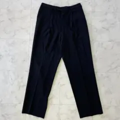 古着 ARMANI COLLEZIONI スラックスパンツ サイズ52 黒色のサムネイル
