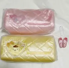 【サンリオまとめ売り】　当たりくじポーチ2種　カプセルトイキッズサンダル1種