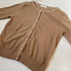 anysis カーディガン　ニット　前開き　モカ　長袖