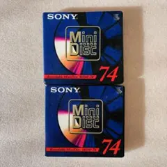 新品未開封 SONY Mini Disc 74×2