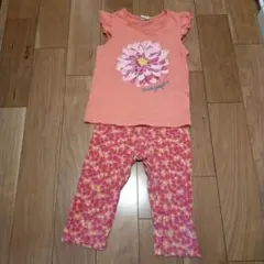 Moujonjon120　花柄タンクトップとスパッツのセットのサムネイル