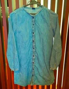 Gap デニムワンピース シャツワンピース 150cm 長袖