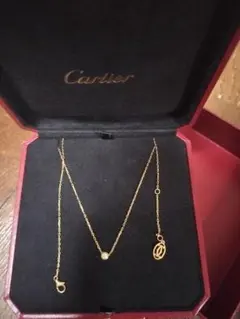 Cartier ゴールド ダイヤモンド ネックレス smのサムネイル