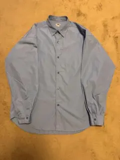 HEUGN ユーゲン Morris バンドカラーシャツ スカイブルー サイズ2