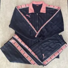 PUMA プーマ トラックジャケット パンツ　プージャ ネイビー/ピンク 上下