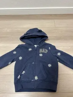 BabyGAP 花柄刺繍 フード付きパーカー