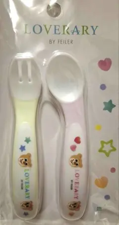 LOVERARY BY FEILER ストローマグ　スプーン&フォークセット