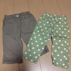 グリーンレーベル ハーフパンツ 120センチ 2本セット