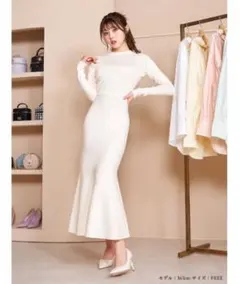 バックオープン ワンピース