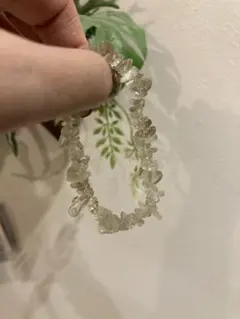 処分価格！ リビアングラス細石ブレスレット