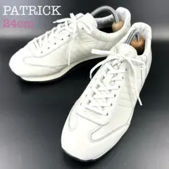 【極美品 】PATRICK マラレイン 24cm撥水 レザー 白 53071のサムネイル
