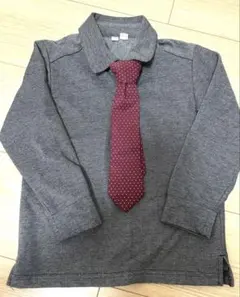 ネクタイ付きシャツ　110cm 美品