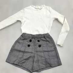 après les cours 110 チェック柄　ショートパンツ