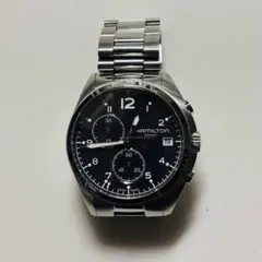 極美品/稼動○ ハミルトン 腕時計 クロノグラフ カーキ H765120 - メルカリ