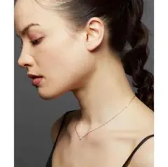 【新品】CENE パール ネックレス ピンクゴールド 防錆 シンプル ステンレス