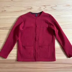 モンベル クリマプラス ニットカーディガン レディース M レッド