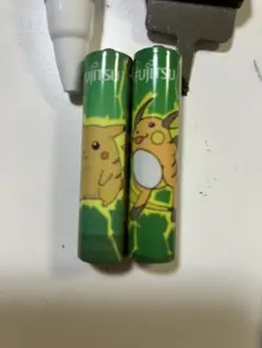 ポケモン　ピカチュウ　ライチュウ　単4電池　コレクターズアイテム　富士通のサムネイル