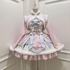 ロリータ クリスマス コスプレ チャイナ 中華