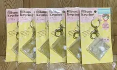 セリア　推し活　ミニアルバムキーホルダー6個セット