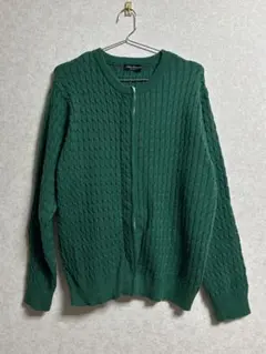 ラブラドールレトリバー qvc カーディガン　グリーン