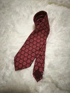 美品 GUCCI グッチ 赤 ネクタイ