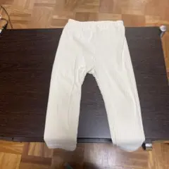 ユニクロ　ベロア　白ボトムス　90cm