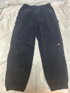 コーデュロイ ワイドパンツ ネイビー