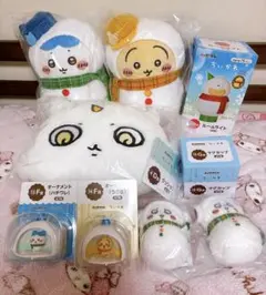 ちいかわ エニマイくじ ハチワレ うさぎ モモンガ あのこ 古本屋 ぬいぐるみ