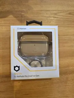 AirPodsPro 第2/第1世代 専用ケース シリコン (ベージュ)