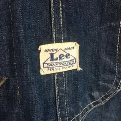 1940年代　LEE ハウスマーク　デニムオーバーオール　大戦