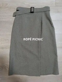 ROPÉ PICNIC チェック柄タイトスカート