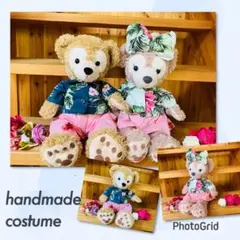 ダッフィー　シェリーメイ　ハワイアン　コスチューム　ハワイ　アロハシャツ