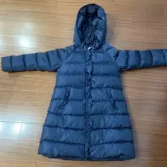 イルグッフォ　10anni ネイビー フリルデザイン ダウンコート