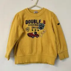 ミキハウス　DOUBLE.B イエロー トレーナー