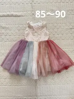 チュールドレス　キラキラ　スパンコール